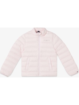 Tommy Hilfiger Essential Light Down Çocuk Pembe Ceket