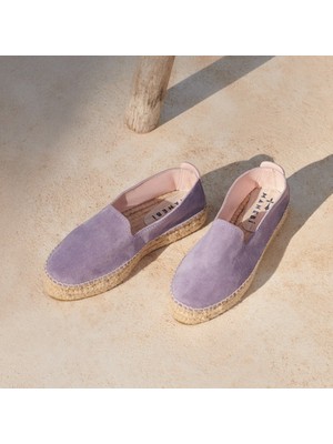 Manebi Hamptons Double Sole Kadın Mor Espadril