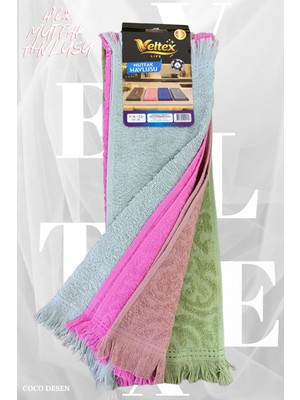 Veltex 4'lü El Yüz Havlusu
