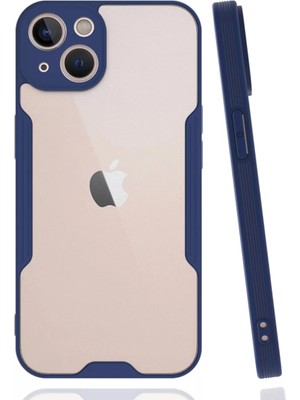 Newface Apple iPhone 14 Plus Kılıf Platin Silikon - Lacivert