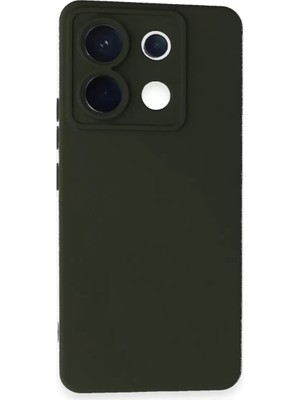 Newface Xiaomi Redmi Note 13 Pro 5g Kılıf Nano Içi Kadife Silikon - Koyu Yeşil