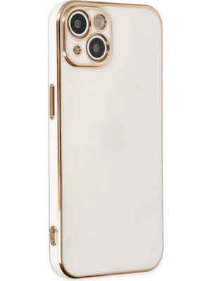Newface Apple iPhone 14 Plus Kılıf Volet Silikon - Beyaz