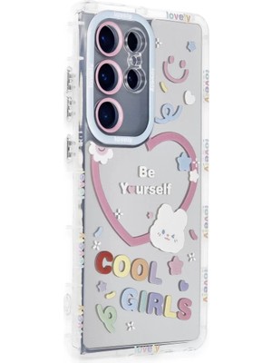 Newface Samsung Galaxy S24 Ultra Kılıf Reflexion Desenli Kapak - Desen 1