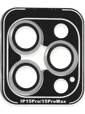 Joko Apple iPhone 15 Pro Max Pvd Metal Kamera Lens - Gümüş