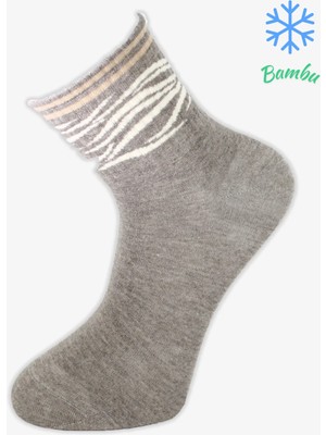 Pro Lakshmi Bamboo Kışlık Soket Rahat Kadın 12'li Çorap
