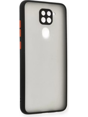 Newface Xiaomi Redmi Note 9 Kılıf Montreal Silikon Kapak - Siyah
