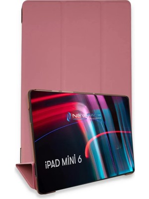Newface Apple iPad Mini 6 Kılıf Tablet Smart Kılıf - Pembe