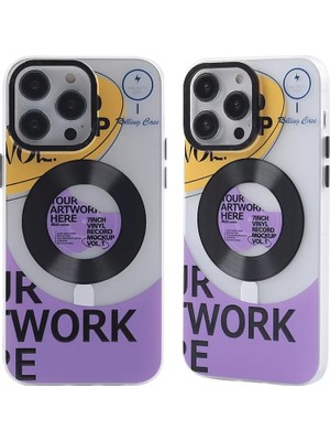 Newface Apple iPhone 12 Pro Max Kılıf Apollo Magneticsafe Desenli Kapak - Apollo Şeffaf - 6