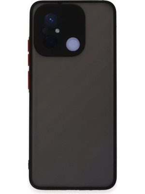 Newface Xiaomi Redmi 12C Kılıf Montreal Silikon Kapak - Siyah