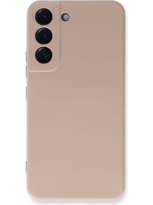 Newface Samsung Galaxy S23 Plus Kılıf Nano Içi Kadife Silikon - Pudra
