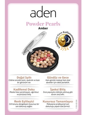 Aden Powder Pearls - Top Allık 04 Amber(Amber)
