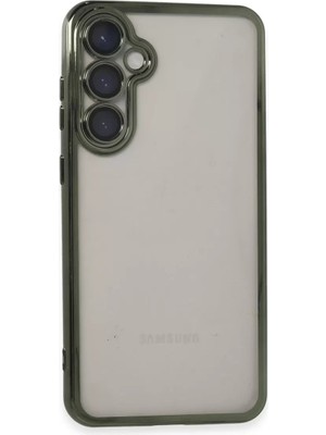 Newface Samsung Galaxy S23 Fe Kılıf Razer Lensli Silikon - Yeşil
