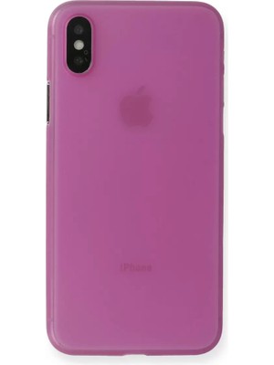 Newface Apple iPhone x Kılıf Pp Ultra Ince Kapak - Pembe