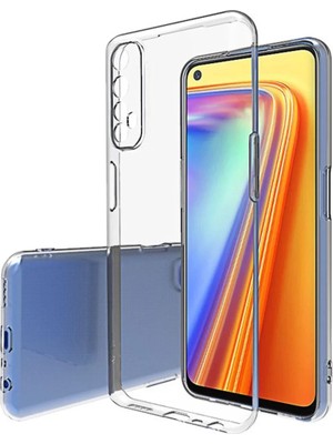 Newface Realme 7 Pro Kılıf Lüx Şeffaf Silikon - Şeffaf