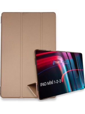 Newface Apple iPad Mini 3 Kılıf Tablet Smart Kılıf - Rose Gold
