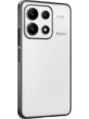 Newface Xiaomi Poco X6 Pro Kılıf Razer Lensli Silikon - Gümüş