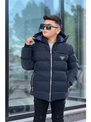 Pina Kids Erkek Çocuk Çıkarılabilir Kapüşonlu Suitici Nova Kışlık Mont KM4012