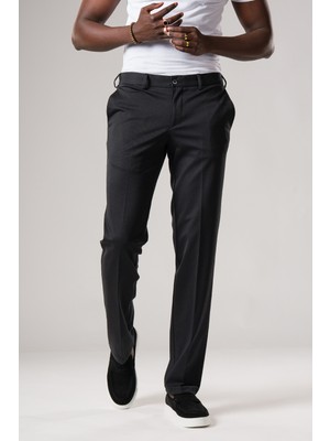 Ecer Slimfit Beli Yarım Lastikli Dokulu Likralı Yazlık Jogger Pantolon