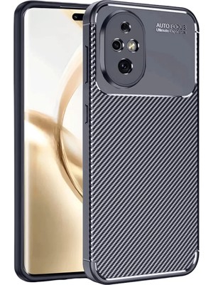 Newface Honor 200 Kılıf Auto Focus Karbon Kapak - Lacivert