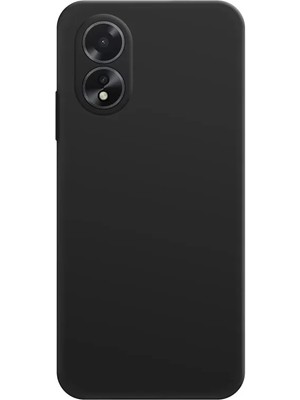 Newface Oppo A38 Kılıf First Silikon - Siyah
