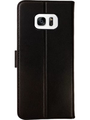 Newface Samsung Galaxy S7 Edge Trend S Plus Kapaklı Kılıf - Siyah