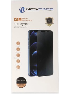 Newface Samsung Galaxy S26 Ultra 3D Antistatik Hayalet Cam Ekran Koruyucu - Siyah