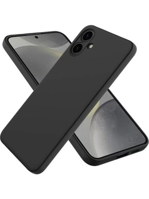 Newface Samsung Galaxy A06 Kılıf First Silikon - Siyah