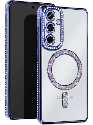 Newface Samsung Galaxy A16 5g Joke Simli Magneticsafe Kılıf - Mavi