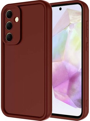 Newface Samsung Galaxy A26 Kılıf Viera Silikon - Bordo