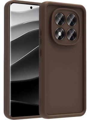 Newface Xiaomi Redmi Note 15 Pro 5g Viera Silikon - Kahverengi