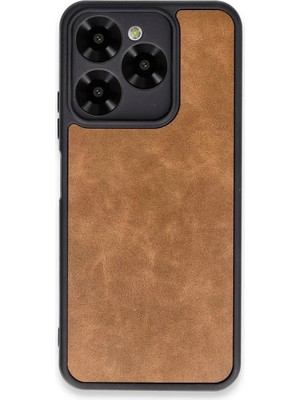 Newface General Mobile Era 50 Kılıf Aras Deri Kapak - Taba