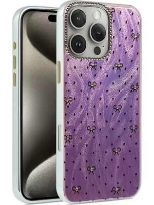 Newface Apple iPhone 16 Pro Max Kılıf Blade Aynalı Desenli Kapak - Desen 2