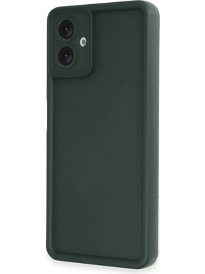 Newface Samsung Galaxy A07 4g Viera Silikon - Koyu Yeşil