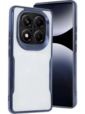Newface Xiaomi Redmi Note 14 Pro Plus Kılıf Boyi Silikon Kapak - Lacivert