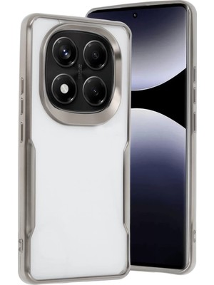 Newface Xiaomi Redmi Note 14 Pro 5g Kılıf Boyi Silikon Kapak - Titan Gri