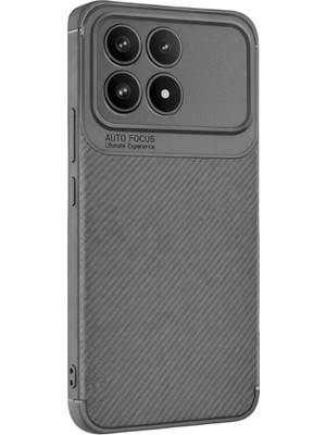 Newface Xiaomi Poco F8 Pro Auto Focus Karbon Kapak - Gri