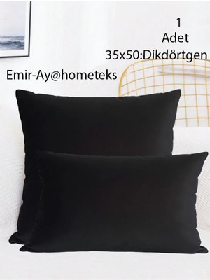 Emir-Ay@hometeks Kırlent Kılıfı ,yastık Kılıfı ( Leke Tutmayan Silinebilir Kadife )