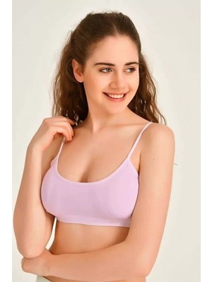 MiraLive Pedli Ip Askılı Pembe Büstiyer