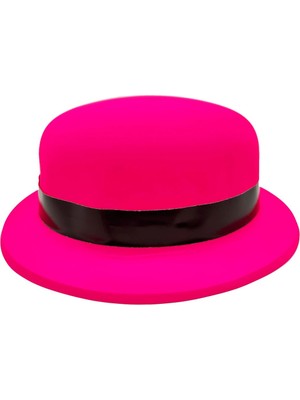 MiraLive Neon Partisi Pembe Renk Melon Plastik Parti Şapkası