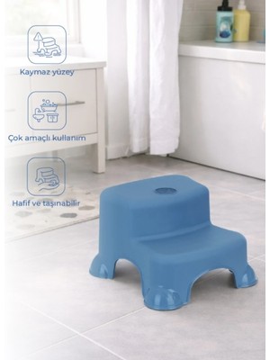Akıllı Bayi Çok Amaçlı Katlı Basamak 516 (Yeni) Indigo Mavi Aby