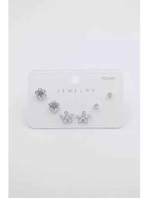 MiraLive Çoklu Set Küpe - Gümüş