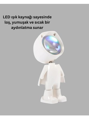 Kentex Mey Ithalat® USB Şarjlı Taşınabilir Gün Batımı Projektör Lambası
