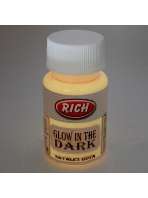 Kentex Mey Ithalat® Rich 11295 Turuncu Karanlıkta Parlayan Hayalet Boya 50 cc