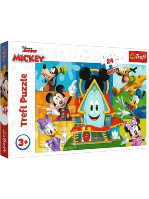 Kentex Mey Ithalat® PUZZLE-14351 Maxi Mickey Mouse 24 Parça Çocuk Puzzle