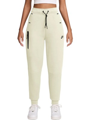 Markali Nike Sportswear Tech Fleece Beyaz Kadın Eşofman Altı HV6779-133
