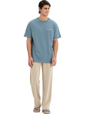 Quıksılver Touchdown Tee Erkek Mavi T-Shirt