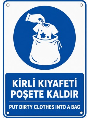 Ti Play Kirli Kıyafeti Poşete Kaldır 50X70CM Pvc Isg Levha