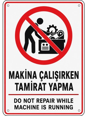 Ti Play Makine Çalışırken Tamirat Yapma 50X70CM Pvc Isg Levha