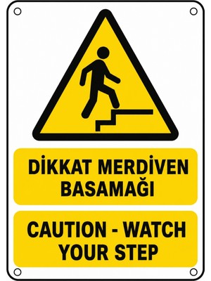Ti Play Dikkat Merdiven Basamağı 50X70CM Pvc Isg Levha