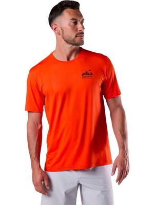 Rossignol Graphic Active Erkek Turuncu Koşu Tişört
